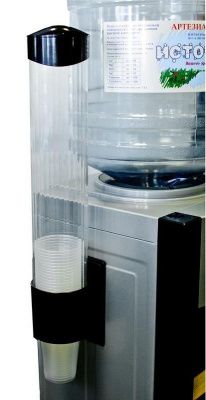 Диспенсер для воды Coolmart 16-L/EN серебристо-черный 